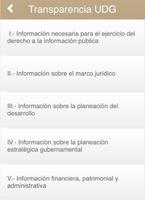 برنامه‌نما Transparencia UDG عکس از صفحه