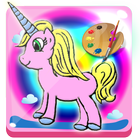 Coloring Pony Kid أيقونة