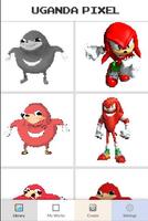 Pixel art Coloring by numbers for knuckles capture d'écran 1