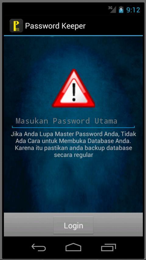 Your device password