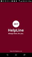 24-7 Helpline poster