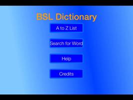 BSL Dictionary 海報