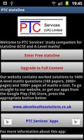 PTC GCSE and A-Level statsOne Affiche