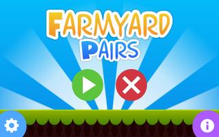 Farmyard Pairs Matching Cards Plakat