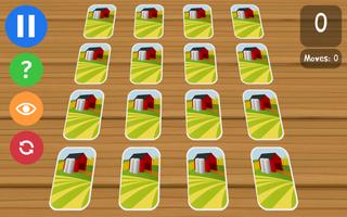 Farmyard Pairs Matching Cards capture d'écran 1