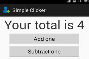 Simple Clicker ภาพหน้าจอ 1