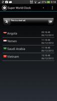 Super World Clock Free الملصق