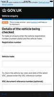 MOT TAX CHECKER UK v2 capture d'écran 1