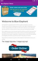 Blue Elephant Telford poster