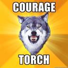 Courage Torch Zeichen