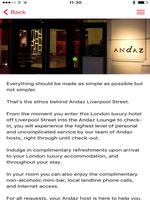 برنامه‌نما Andaz Liverpool Street Hotel عکس از صفحه