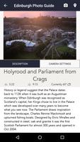 برنامه‌نما Edinburgh Photo Guide عکس از صفحه