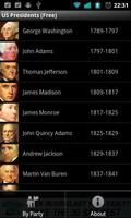 US Presidents for Phone (Ads) پوسٹر