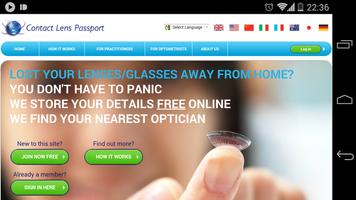 Contact Lens Passport screenshot 1