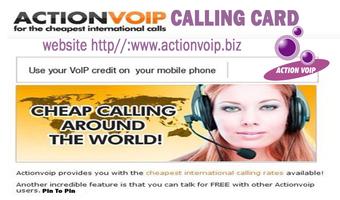 ActionVoip Dialer Affiche