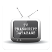 TV Transcript Database