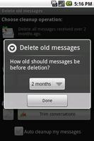 1 Schermata Delete old messages