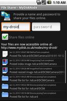 File Sharer Lite - MyDiskNode постер