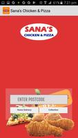 Sana's Chicken & Pizza Affiche