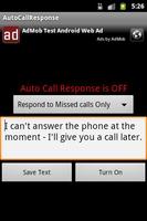Auto Call Response capture d'écran 1