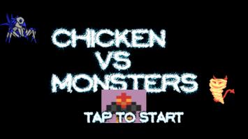 Chicken vs Monsters Cartaz