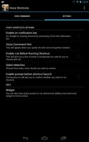 Voice Shortcuts Launcher capture d'écran 1