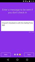 برنامه‌نما SafetyTime Personal Safety App عکس از صفحه