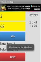 Timesheet Pro For Android capture d'écran 1