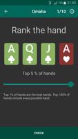 Poker Omaha Hand Trainer captura de pantalla 2