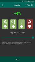 Poker Omaha Hand Trainer capture d'écran 3