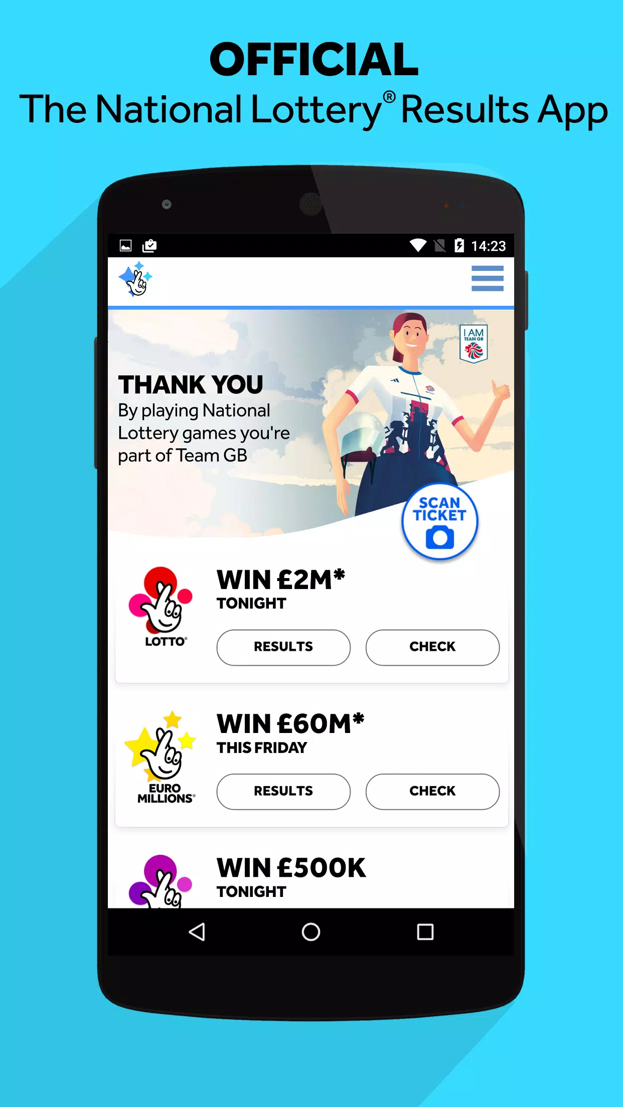 The Official National Lottery Results App for Android - APK Download