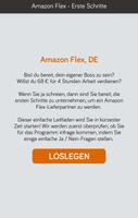 Amazon Flex - Erste Schritte Plakat