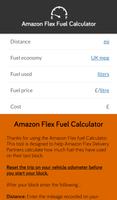 Amazon Flex - Fuel Calculator Poster