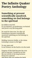 Infinite Quaker Poems plakat