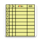ScoreSheet for Duplicate Bridge icon