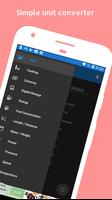 Unit Converter - with currency exchange rates পোস্টার