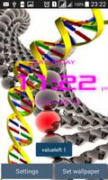 DNA Digital Clock LWP screenshot 3