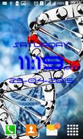 Poster DNA Digital Clock LWP