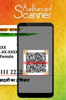 Instant Adhar card QR Scanner - आधार को स्कैन करे ポスター