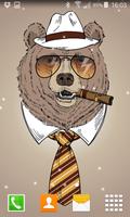 Hipster Bears Live Wallpapers Poster