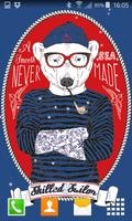 Hipster Bears Live Wallpapers 스크린샷 1