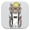 Hipster Cat Live Wallpapers