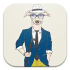 Hipster Dog Live Wallpapers 圖標