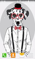 Hipster Dog Live Wallpapers 截图 2