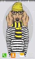 Hipster Dog Live Wallpapers 截圖 3