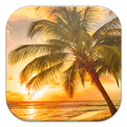 Sunset Beach Live Wallpapers icon