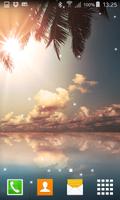 Sunset Beach Live Wallpapers imagem de tela 1