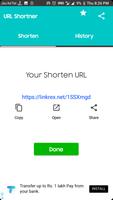 URL Link Shortner capture d'écran 3