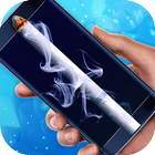 Virtual cigarette for smokers  آئیکن