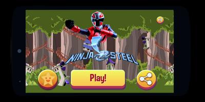 Power Ninja Steel Rangers wild force megaforce fun پوسٹر